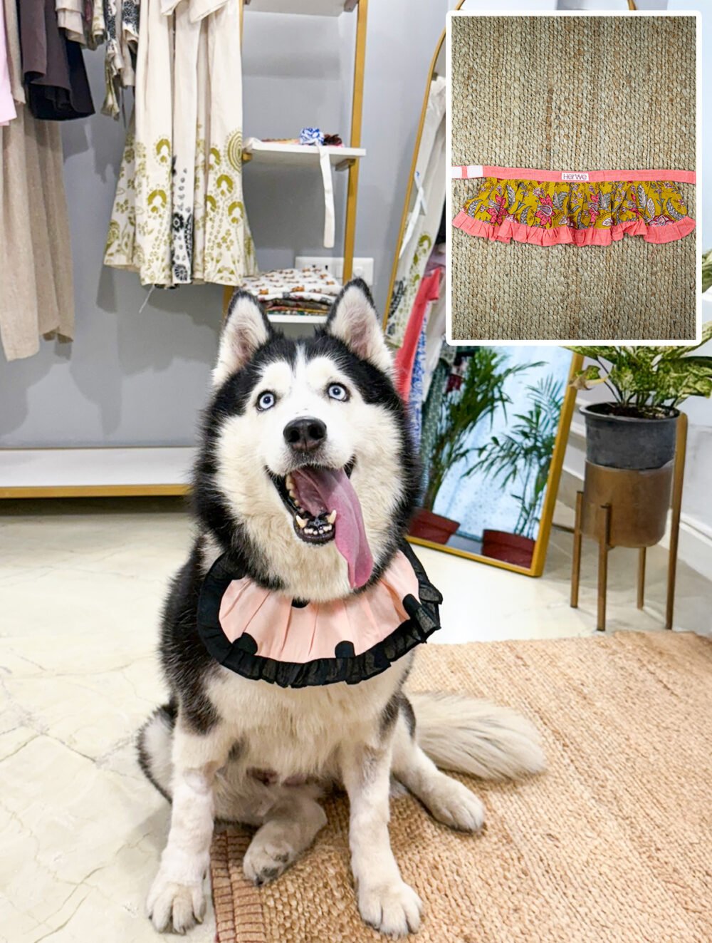 Frill & Polka Bib
