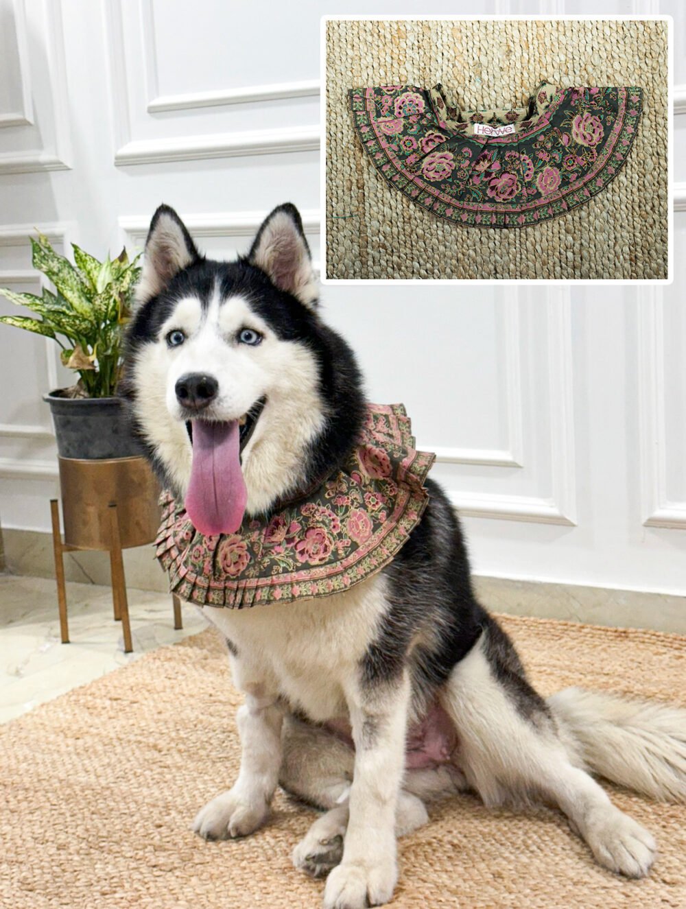 Frill & Flora Bib