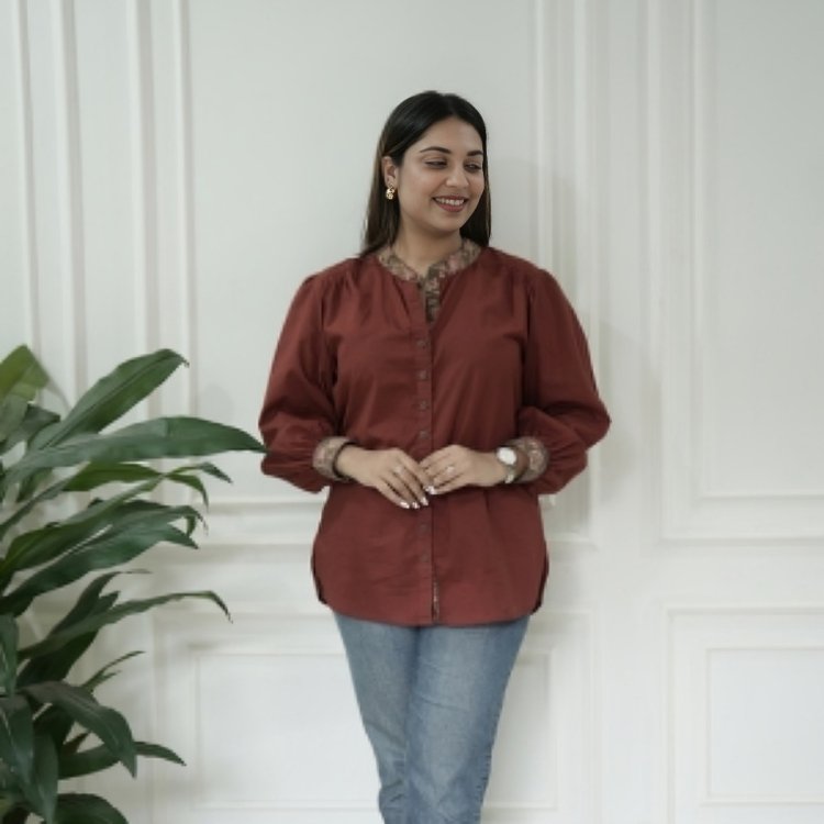 Maroon Muse Shirt